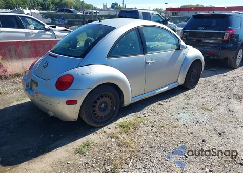 2001 Volkswagen New Beetle Gl from USA, damaged, VIN 3VWBK21C41M424994